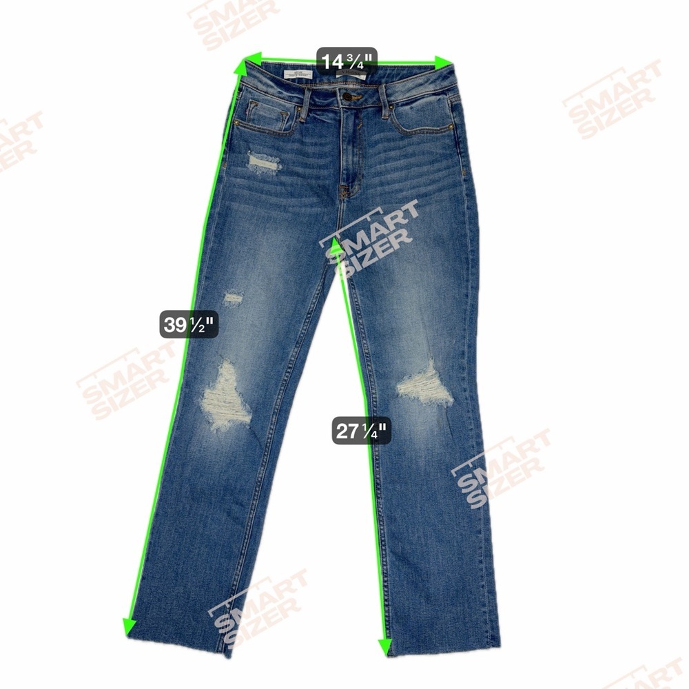 Vigoss Stevie Crop Straight Denim size 28 - Picture 12 of 13